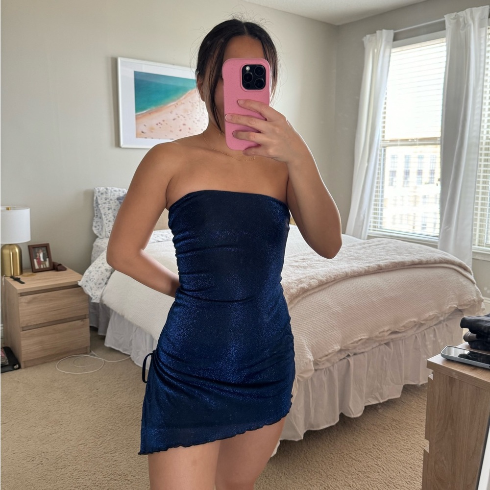 Princess Polly Donelli Mini Dress in Navy